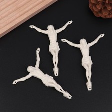 1/3Pcs Jesus Figurine For DIY Jewelry Craft Accessories Housewarmings Gift Decor