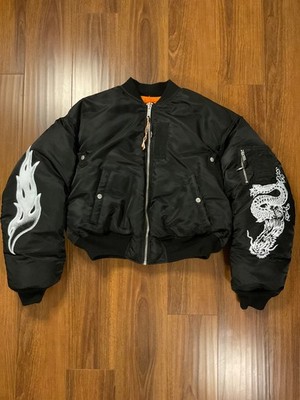 H2 Heron Preston X H&M Reversible Bomber Jacket Size Small | eBay