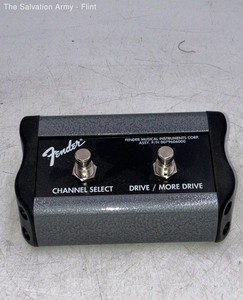 Fender Drive/More Drive And Channel Select 2-Button Footswitch For Amplifiers