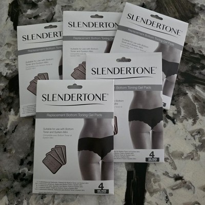 Slendertone Replacement  Bottom Toning Gel Pads, 5 sealed packs, Exp 10/18