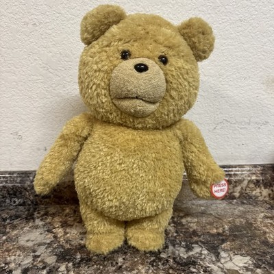 2014 16  Ted 2 Animatronics Plush Bear Tested Working Body Mouth Moves 7 Sayings
