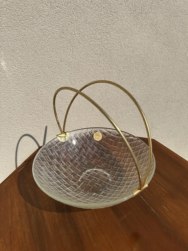 Porta Frutta In Vetro E Metallo - Immagine 3 di 4