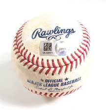 Braves @ Nationals Game 2 Used Ball 9-24-23 Michael Harris/Joan Adon COA