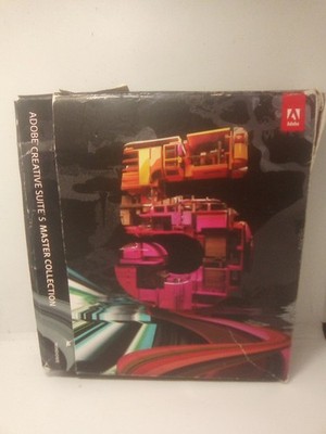 Adobe CS5 Master Collection for Windows - Discs and Serial Numbers