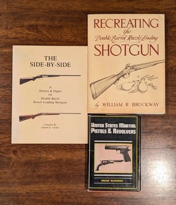 Lot Of Vtg Books Recreating The Double Barrel Muzzle-Loading Shotgun 1st Ed