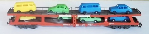 4achsiger Doppelstock-Autotransportwagen der DBAG für TT (TT-3247) | Condition: Gebraucht