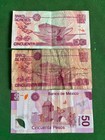 Lot of 3 different types 50 Pesos Bills paper money Mexico — photo 2