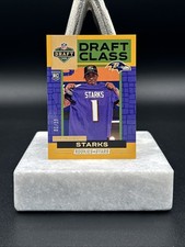 2025 Panini Rookies & Stars Malaki Starks Draft Class RC Ravens Gold 1 Of 10 🔥
