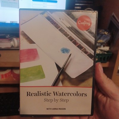 Craftsy Realistic Watercolors Step By Step With Anna Mason (DVD, 2015) SEALED 