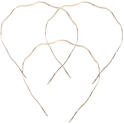3 Pcs Wavy Hairband Women Headband Headbands Girl Women's Alloy Hoop - Picture 4 of 12
