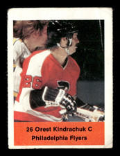 1974-75 NHL Action Album Stamps Orest Kindrachuk