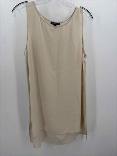 Pre-Owned Eileen Fisher Ivory Size Medium Tunic Tank Top