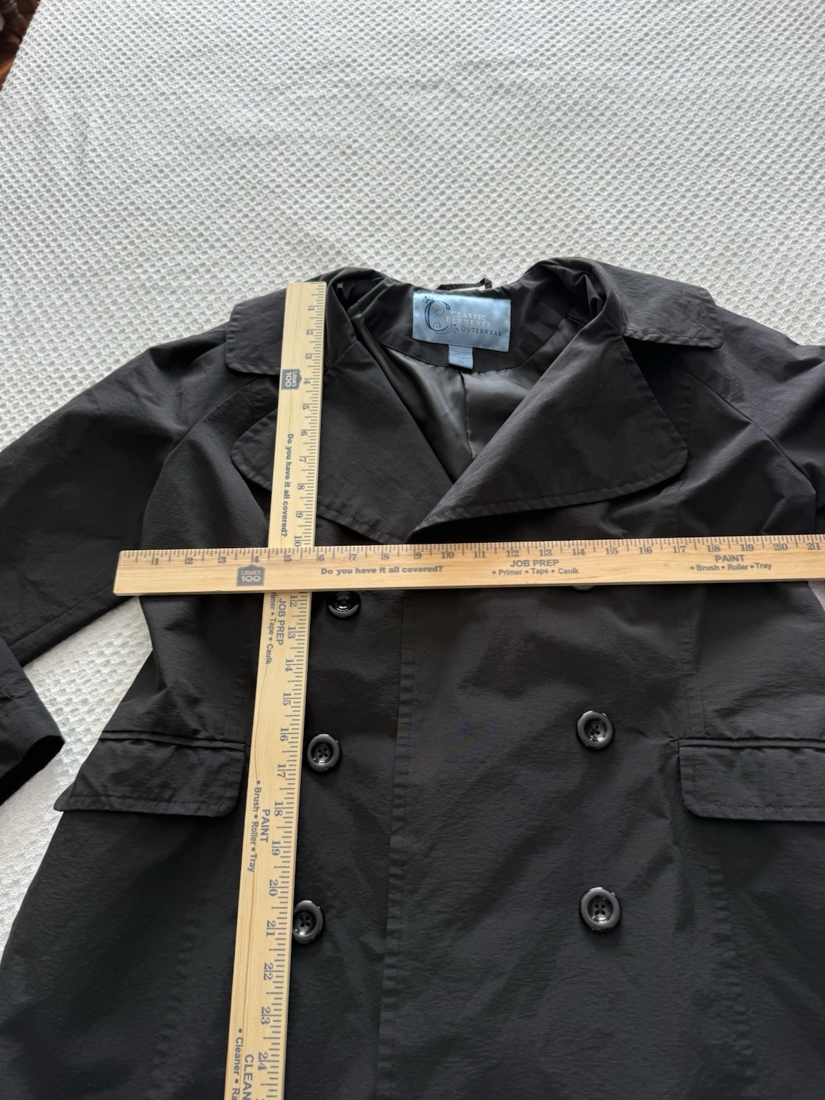 Classic Elements Women’s Double Breasted Trench C… - image 8