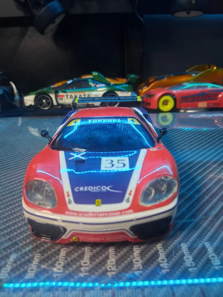 Kyosho Mini Z Ferrari 360 Modena Red Body With Body Adapter - Image 4 of 4