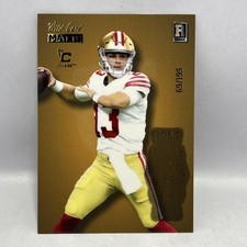BROCK PURDY 2022 WILD CARD MATTE GOLD ROOKIE #BC-BP RC 69/199 CHASE CARD ???. rookie card picture