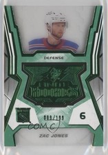 2021-22 SPx Finite Rookies Green 9/199 Zac Jones #F-12 0d18