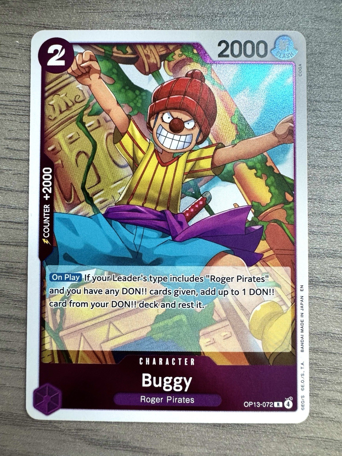 Buggy OP13-072 Carrying On His Will Foil