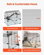 New Hamster Cage, 360  Viewing Transparent Hamster Habitats, Small Animal Cage,