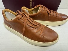 Johnston & Murphy Anders Lace-to-Toe Sneaker, Tan Full Grain, 11 M