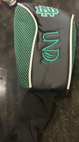 Notre Dame Golfschläger Kopfbedeckungen Set bestickt Menge 3 Neu