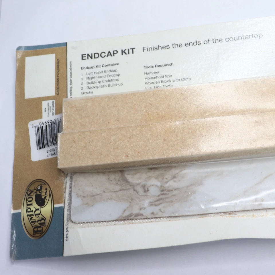 Hampton Bay Laminate Endcap Kit for Countertop Drama Marble Textured Gloss - Image 3 of 4