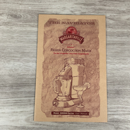 Margaritaville Bahamas Concoction Maker DM0500 Manual de usuario - Envío gratuito - Imagen 1 de 6