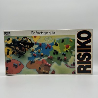 Risiko - Brettspiel - Strategiespiel weiße Ausgabe Parker 1982