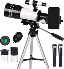 Telescope for Kids Beginners, 8-12, High S-70300, White