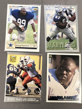Russell Maryland card lot x4 1990s Upper Deck Collector's Choice Fleer Ultra