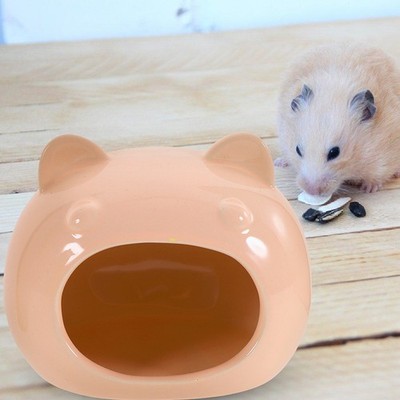 Picture Idea: Ceramic Hamster Hideout Small Animals House Pet Hideout Hut Cave