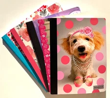 Staples & Studio C Puppy Kitten Wide Ruled Composition Books Notebooks 5-Pack
