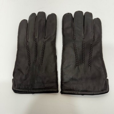 Thinsulate Brown Leather Gloves Size XL 40g Insulated Winter Dress Gloves