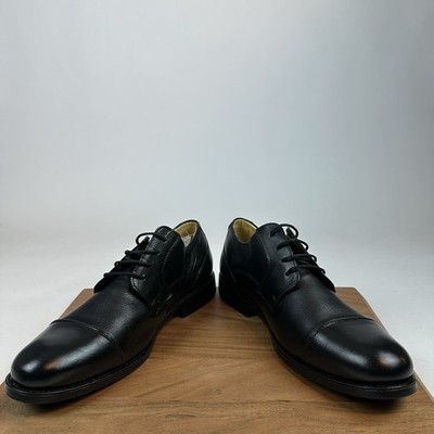 New Mens Belvedere Duke Cap Toe Oxfords Leather Black Dress  display picture 1