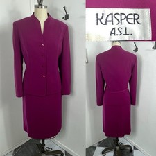 Kasper Skirt Suit Pink. Jacket 14, Skirt 12.