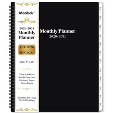 2026-2031 Monthly Planner/Calendar - Jul 2026 - Jun 2031, 5 Year Monthly Planner