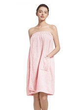 Women'S Soft Wrap Towel Full Length Bath Robe After Shower Female Plush Long ...