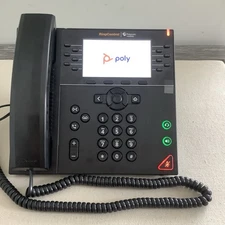 Poly VVX 450 VoIP Phone RINGCENTRAL Branded Device Diagnostic Pass Factory Reset