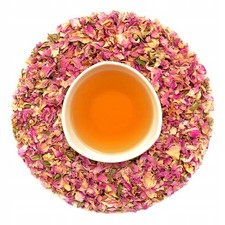 Getrocknete rosa Rosenbl&auml;tter - 50 g essbare Blumen