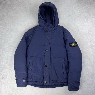 Stone Island Micro Reps Down Puffer Jacket Medium Coat Navy 5091