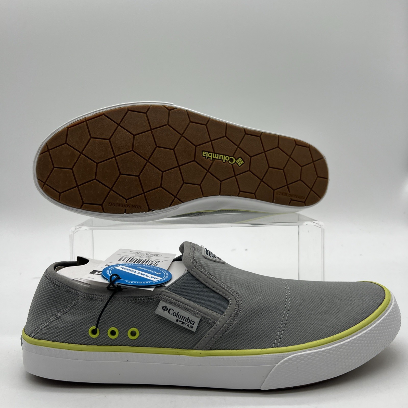 Mens Size 10.5 Columbia Slack Tied Slip PFG Momentum Slip on