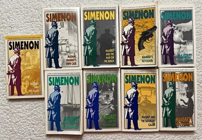 Set of 9 Georges Simenon: Maigret and the Killer Paperback English Harvest