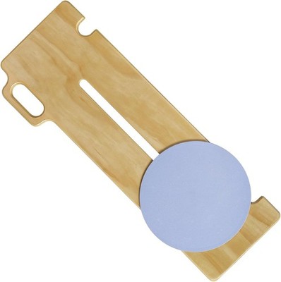 Transfer Board 30x12in Sliding Assist for Elderly Disabled w/ Handle