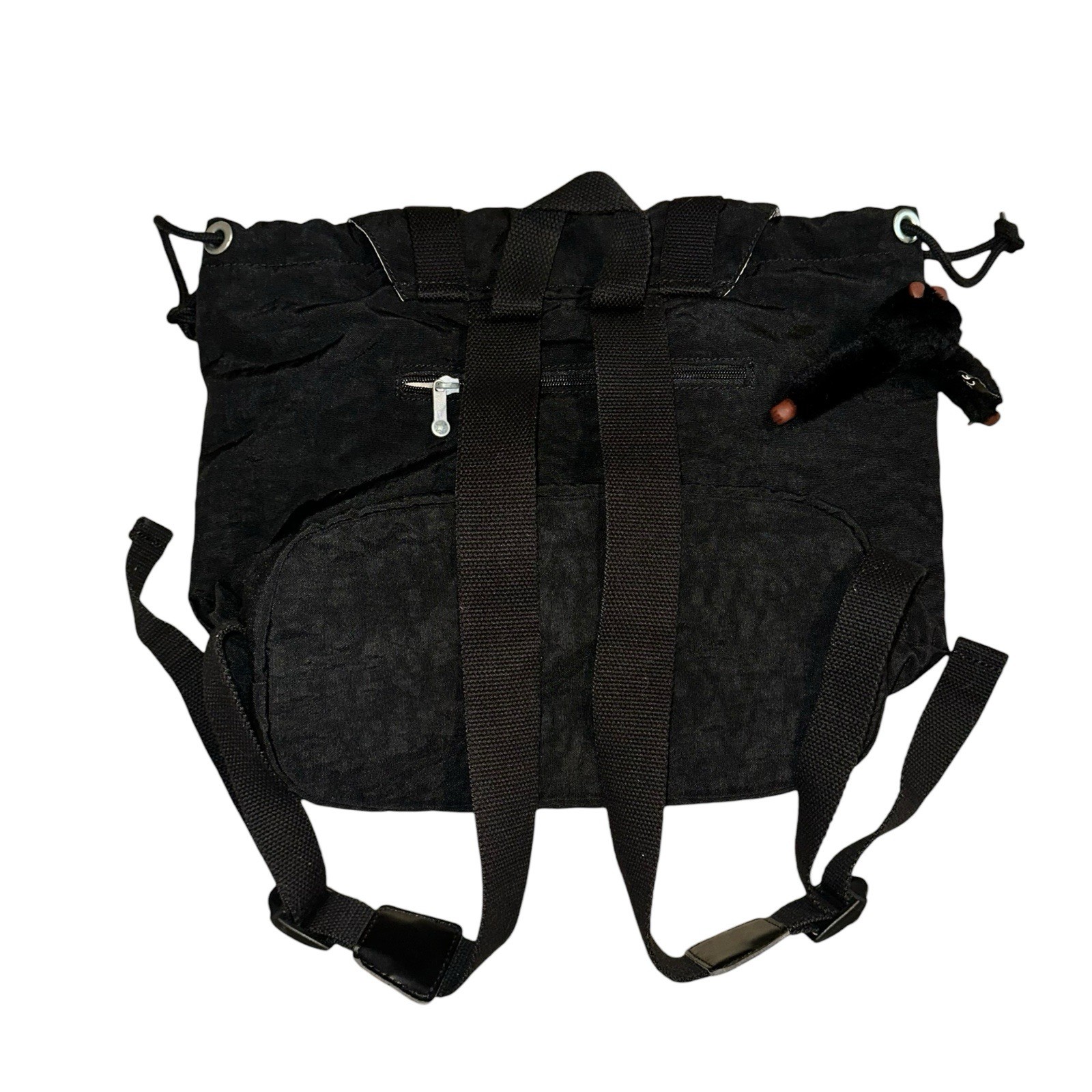 Kipling Joetsu Small Black Backpack Silver Hardwa… - image 9