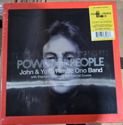 #ad John Lennon Yoko Plastic Ono Band Power To The People NEW 9 CD 3 Blu ray Book $137.75