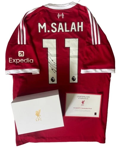 Mohamed Salah Signed Liverpool Shirt