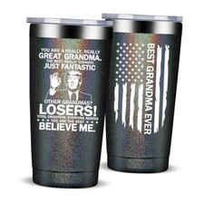 Grandma Gifts - Mothers Day Birthday Christmas Gifts Grandma Glitter Charcoal