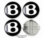 Bentley Alloy Wheel Centre Caps x4 For Continental Flying Spur 68mm 3W0601170F