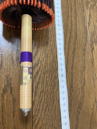 Japanese Antique Janome Paper Umbrella Purple 48 Ribs Habutae Art Collectible - Picture 14 of 16