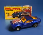 Boxed Mustang Piston Popper Matchbox Rolamatics No. 10 1973 Lesney Blue Car