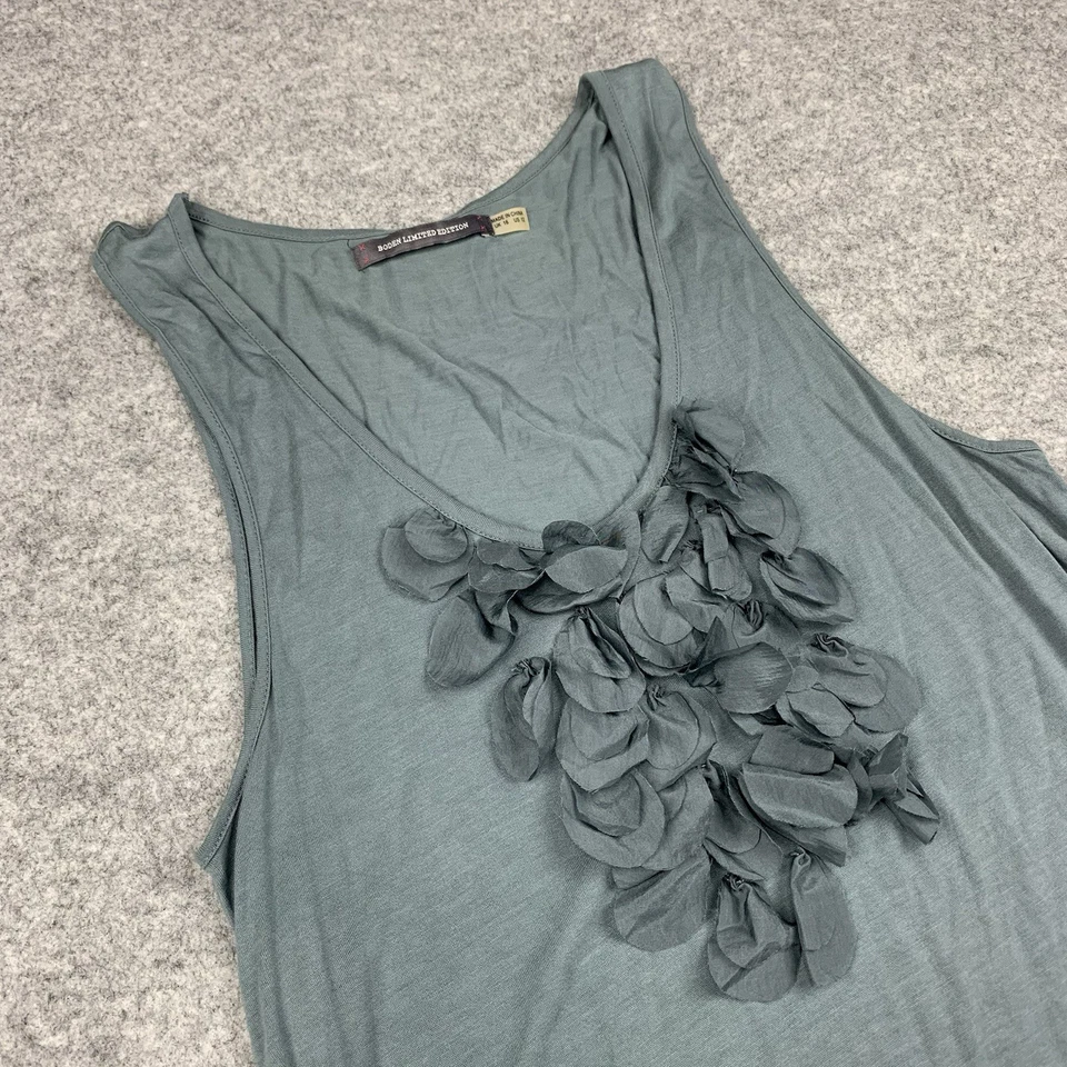 Camiseta sin mangas Boden para mujer talla grande viscosa con seda sin mangas cuello redondo básica Foto 2 de 4